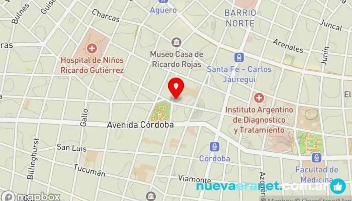 mapa de Panadería Venezolana Donna Suc. Recoleta Panadería en Cdad. Autónoma de Buenos Aires