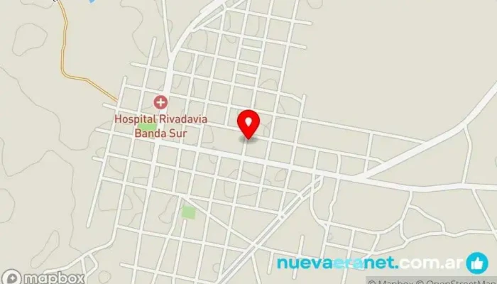 mapa de Panaderia Virgen Del Milagro Panadería en Rivadavia
