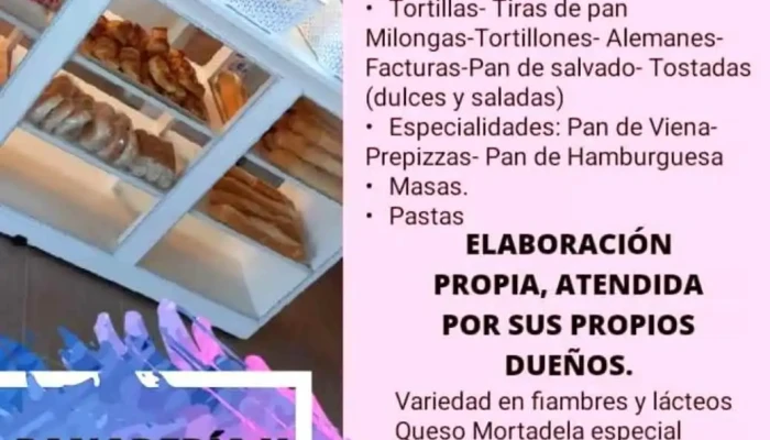Panaderia Virgen Del Rosario Carta - Rosario de Lerma