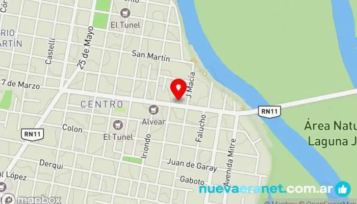 mapa de Panaderia Y Cafeteria Tato Cafetería en Santo Tomé