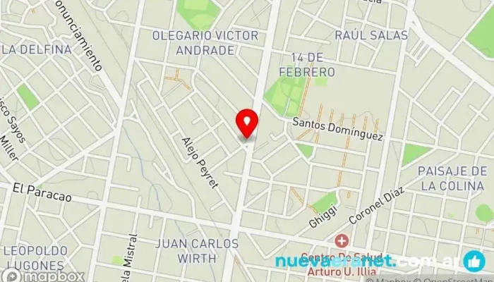 mapa de Panaderia y Confiteria Avenida Panadería en Paraná