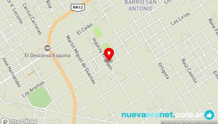 mapa de Panadería y confitería LUCÍA Panadería en Esquina