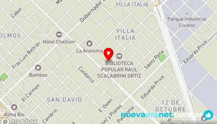 mapa de Panadería Y Confitería Momentos Panadería en moreno