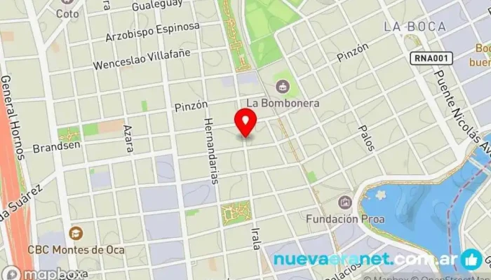 mapa de Panaderia Y Confiteria Riviera Panadería en Cdad. Autónoma de Buenos Aires