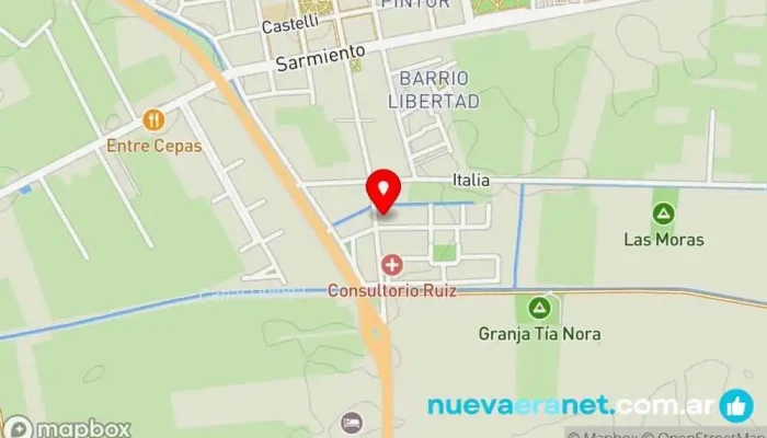 mapa de Panadería y cosas ricas Panadería en Villa Gral. San Martin