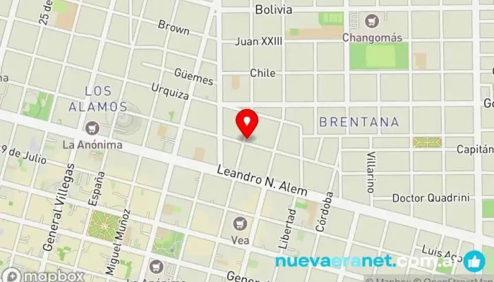 mapa de Panaderia Y Despensa Melina Panadería en Cipolletti