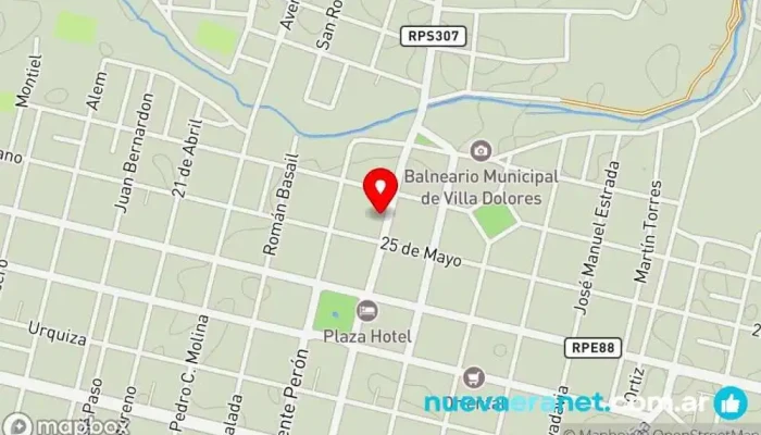mapa de Panamania Centro Panadería en Villa Dolores