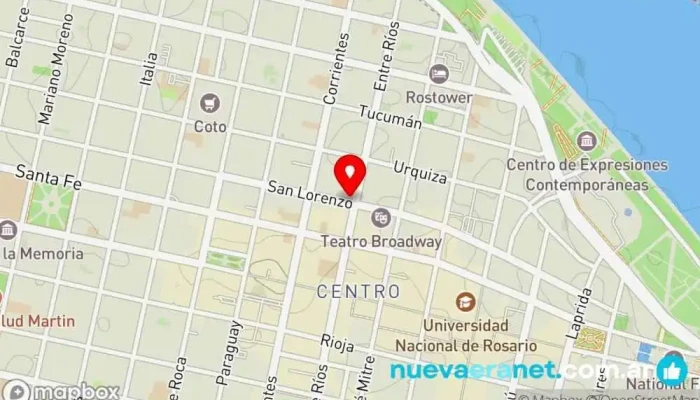 mapa de pandy's Panadería en Rosario