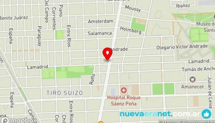 mapa de Pandys Panadería en Rosario