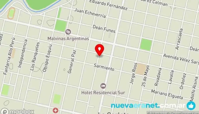 mapa de Pane'stoll Panadería en La Carlota