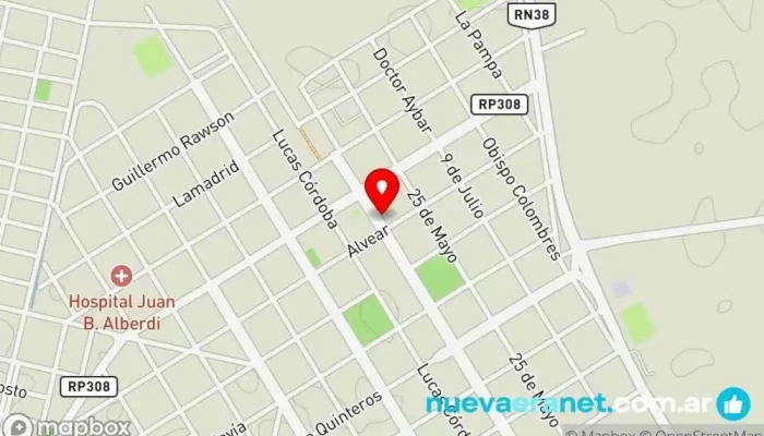 mapa de Panificacion San Jorge Panadería en Juan Bautista Alberdi