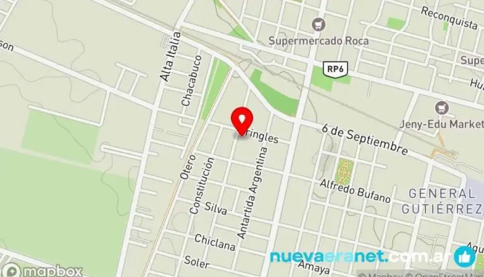 mapa de PANIFICADORA DON ANDRES Panadería en Maipú