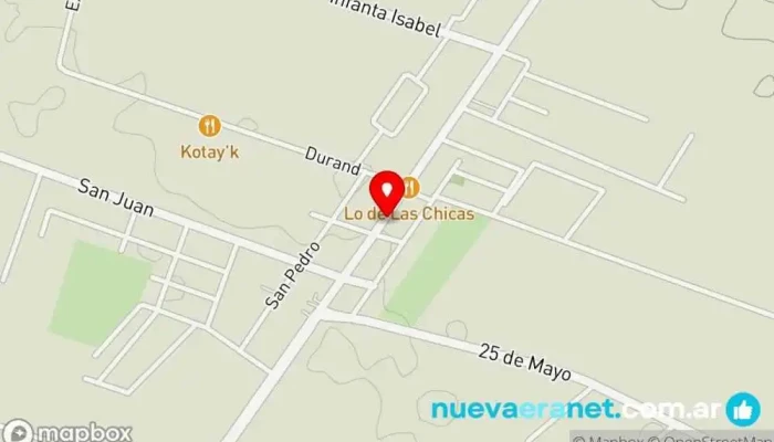 mapa de Panificadora DON JUAN Panadería en Mendoza