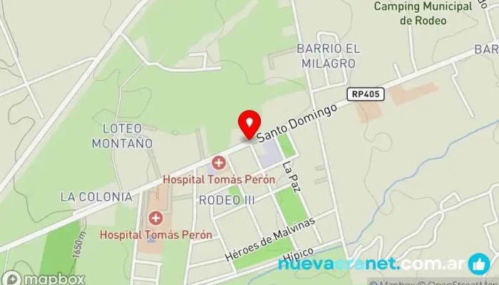 mapa de Panificadora Don Miguel Panadería en Rodeo