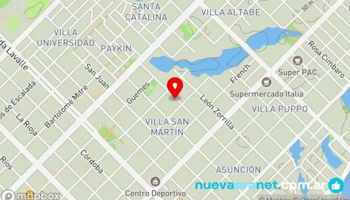 mapa de Panificadora 