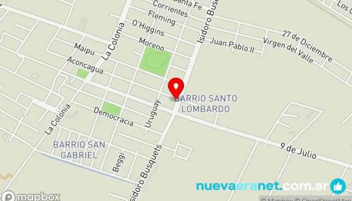 mapa de Panificadora Gonzalez Panadería en San Martín