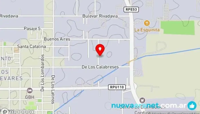 mapa de Panificadora Ilarina Panadería en Córdoba