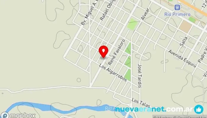 mapa de Panificadora La Avenida Panadería en Río Primero