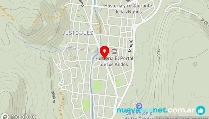 mapa de Panificadora Los Andes - La Unión de Los Andes Panadería en San Antonio de los Cobres