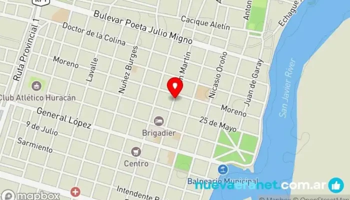 mapa de Panificadora San Javier Tienda de alimentación en San Javier