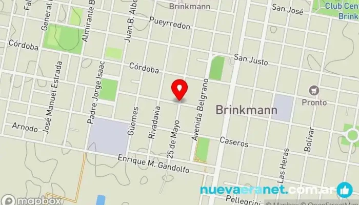 mapa de Panificadora Tamagnone Panadería en Brinkmann