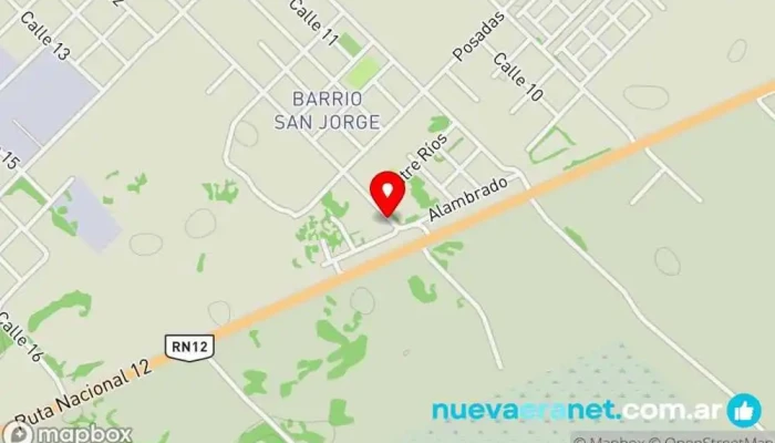 mapa de Panificados Entremig@s Panadería en Ituzaingó