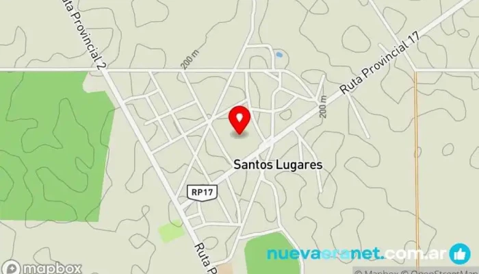 mapa de PANIFICADOS TEQUI y MIEL TEQUI Panadería en Santos Lugares