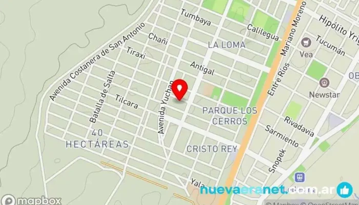mapa de Paredes Virginia Casa de subastas en Libertador Gral San Martín