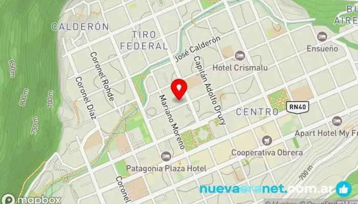 mapa de PASCUAL PANES Panadería en San Martín de los Andes