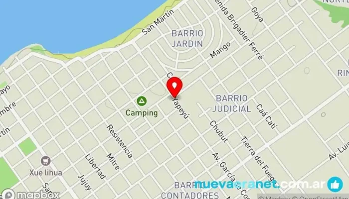 mapa de Paso de la Patria  en Paso de la Patria