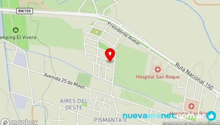 mapa de Pastelería Miguitasconamor.jachal Pastelería en San Jose de Jachal