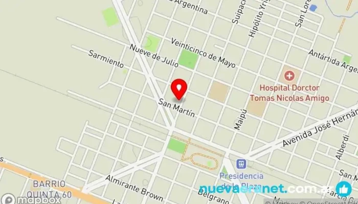 mapa de Pasteleria Y Cafe LS Pastelería en Presidencia de la Plaza