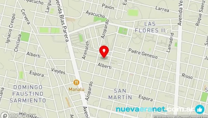 mapa de Pastelería y Panadería Débora Hernández Panadería en Santa Fe de la Vera Cruz