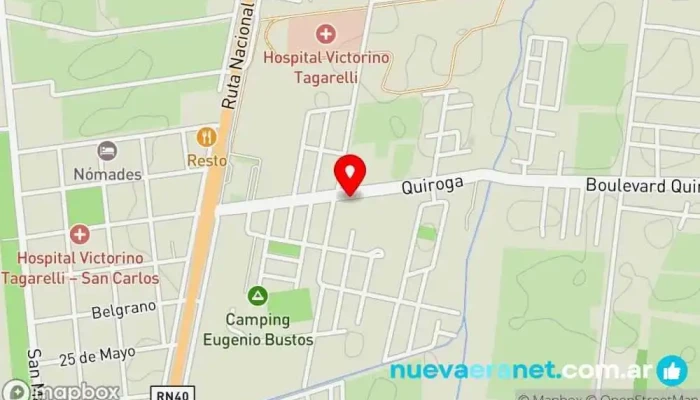 mapa de Pastelitos By Eliss Coll Panadería en San Carlos