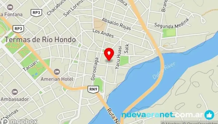 mapa de Perico´s Polleria & Panaderia Tienda de alimentación en Termas de Río Hondo