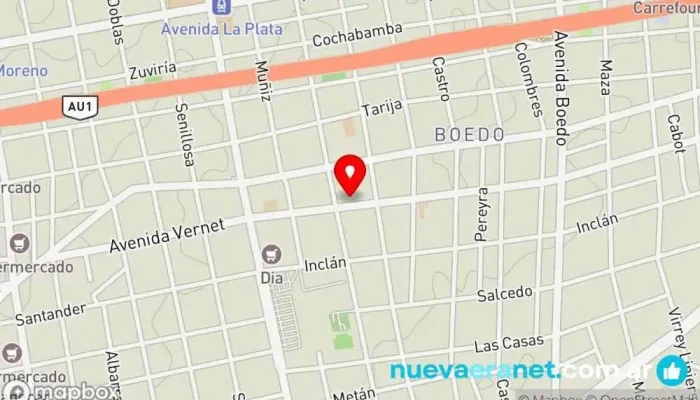 mapa de Pie Galerie Pastelería en Cdad. Autónoma de Buenos Aires