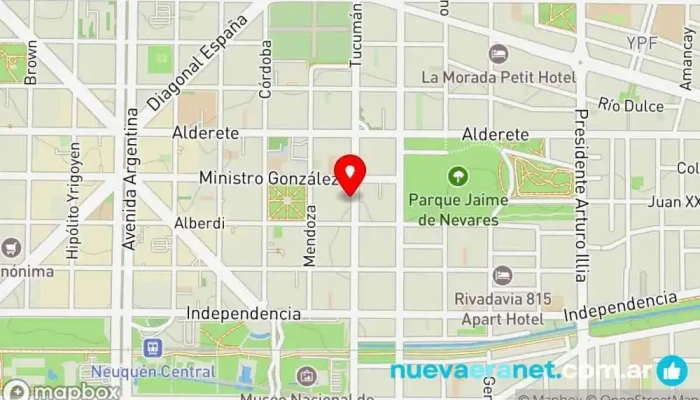 mapa de Pierre & H Panadería en Neuquén