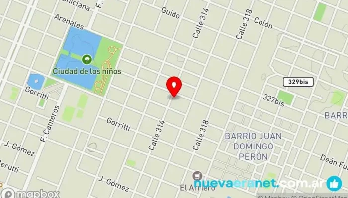 mapa de Pipivendoo (Pasteleria) Pastelería en Sáenz Peña