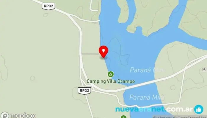 mapa de Portal del Humedal  en Villa Ocampo