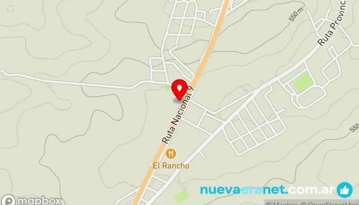 mapa de Portal Del Noa Cabañas Hotel en Villa Ojo de Agua