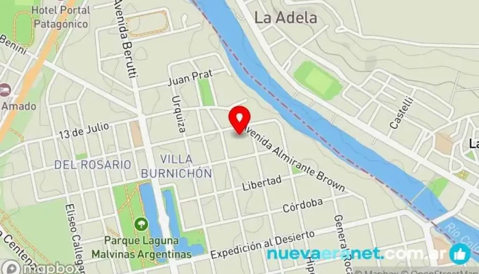 mapa de Prieto Y Vita Centro comercial en Río Colorado