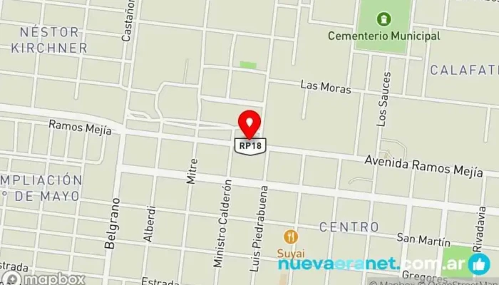 mapa de PROPIEDAD EN VENTA Carnicería en Las Heras