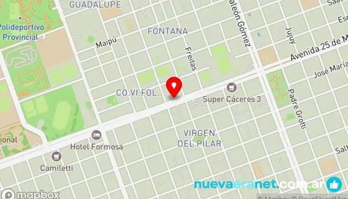 mapa de ¡Qué Pan! Panadería en CLF