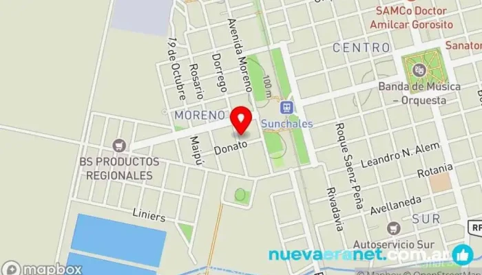 mapa de Quiero ApasionArte Casa de subastas en Sunchales