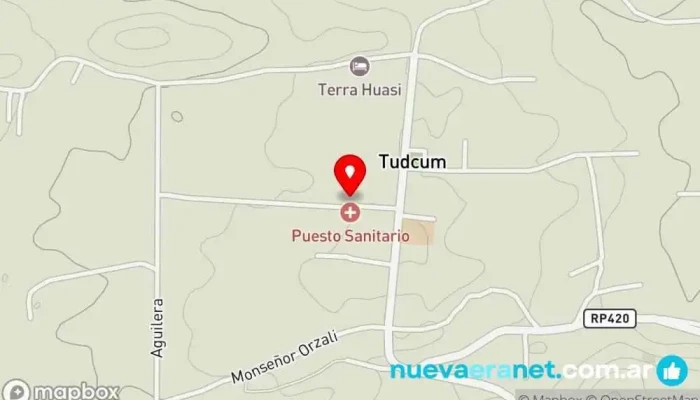 mapa de Raices del sabor. Café al paso Panadería en Tudcum