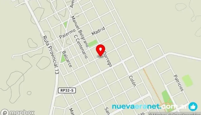 mapa de Ram Santa Ana Residencia de ancianos en El Trebol