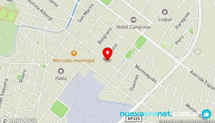 mapa de RC Repuestos Y Accesorios Tienda de repuestos para automóviles en Tucumán