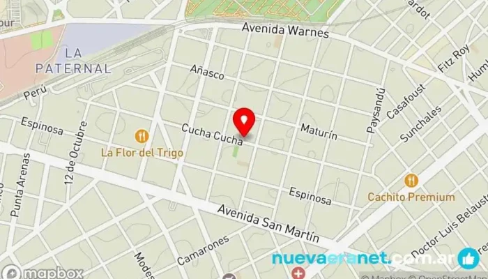 mapa de Remate Baires Casa de subastas en CKA