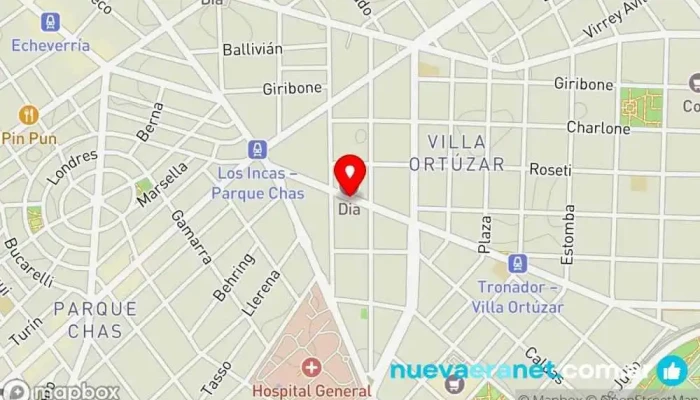 mapa de Remates Gonzalez Casa de subastas en Cdad. Autónoma de Buenos Aires