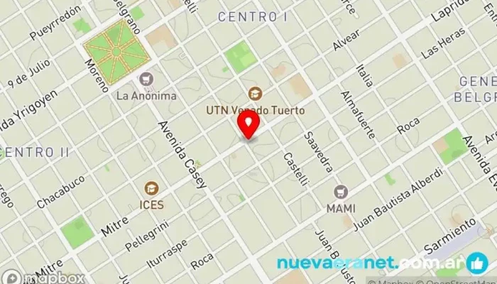 mapa de RE/MAX tendencia Agencia inmobiliaria en Venado Tuerto